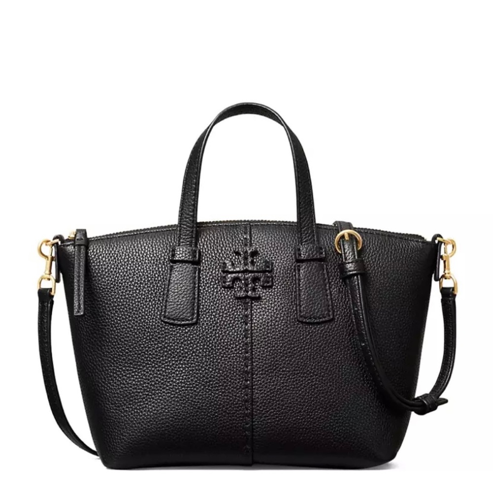 Tory Burch McGraw Mini Top Zip Leather Satchel/Crossbody